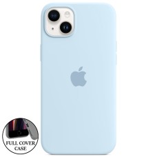 Силикон Original Round Case Apple iPhone 14 Plus (53) Sky Blue