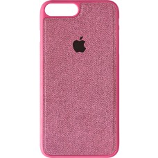 Силикон Textile Apple iPhone 7 Plus / 8 Plus (Розовый)