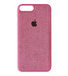 Силікон Textile Apple iPhone 7 Plus / 8 Plus (Рожевий)