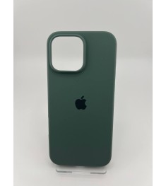 Силикон Original Round Case Apple iPhone 16 Pro Max (55) Blackish Green