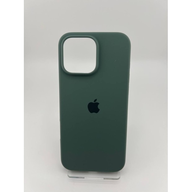 Силикон Original Round Case Apple iPhone 16 Pro Max (55) Blackish Green