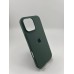 Силикон Original Round Case Apple iPhone 16 Pro Max (55) Blackish Green