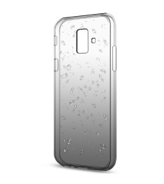 Силікон Rain Gradient Samsung Galaxy A6 (2018) A600 (Чорно-сірий)