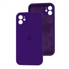Силикон Original Square RoundCam Case Apple iPhone 11 Pro Max (02) Ultra Violet