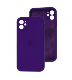 Силикон Original Square RoundCam Case Apple iPhone 11 Pro Max (02) Ultra Violet