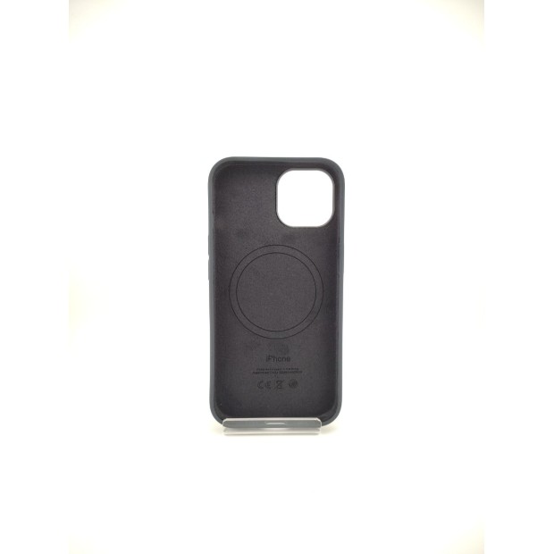 Чехол Silicone Case with MagSafe Apple iPhone 15 (Black)