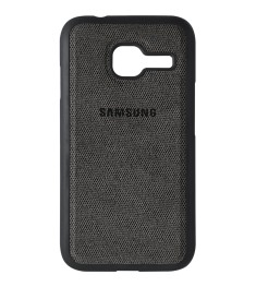 Силикон Textile Samsung Galaxy J1 Mini J105 (Чёрный)