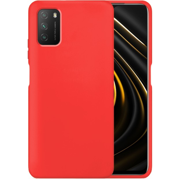 Силикон Original 360 Case Xiaomi Poco M3 (Красный)