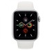 Смарт-часы Apple Watch Series 5 44mm (Silver Aluminum Case) (White Sport Band) (Grade A+) Б/У