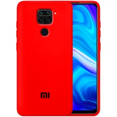 Силикон Original 360 Case Logo Xiaomi Redmi Note 9 (Красный)