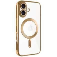 Чехол UMKU Shining with MagSafe Apple iPhone 16 Plus (Gold)