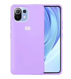 Силикон Original 360 Case Logo Xiaomi Mi 11 (Розовый)