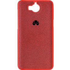 Силикон Textile Huawei Y5 (2017) (Красный)
