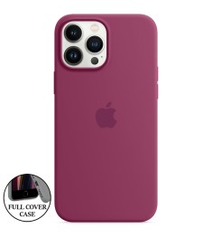 Силикон Original Round Case Apple iPhone 13 Pro Max (57) Marsala