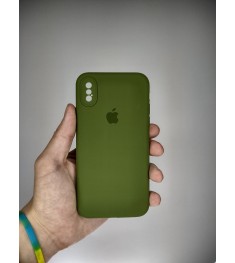 Силикон Original RoundCam Case Apple iPhone X / XS (46) Deep Green