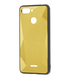 Силикон Rock 3D Crystal Xiaomi Redmi 6 (Золотой)