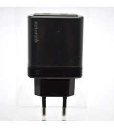 СЗУ-адаптер USB Senteo Z-05 QC3.0 2.4A (2USB) (Черный)