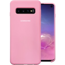 Силикон Original 360 Case Logo Samsung Galaxy S10 (Розовый)