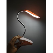 Гибкая лампа с аккумулятором на прищепке LED Light