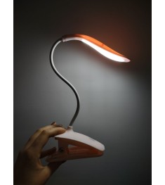 Гибкая лампа с аккумулятором на прищепке LED Light