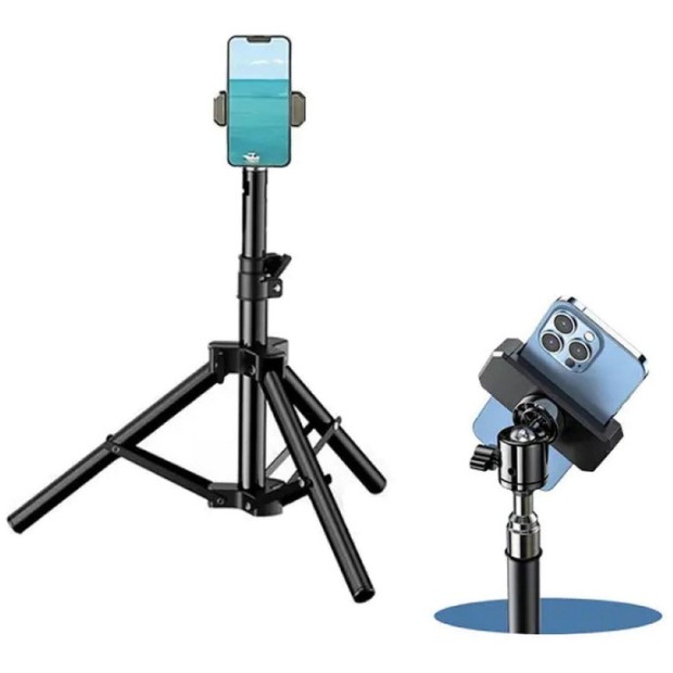 Штатив RTAKO ZJ-ZB01 55cm Matte Finish Carbon Steel Tripod (Black)