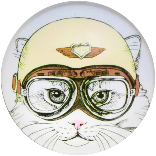 Холдер Popsocket Smile (Cat with glasses, Y536) (уценка) 2 категория
