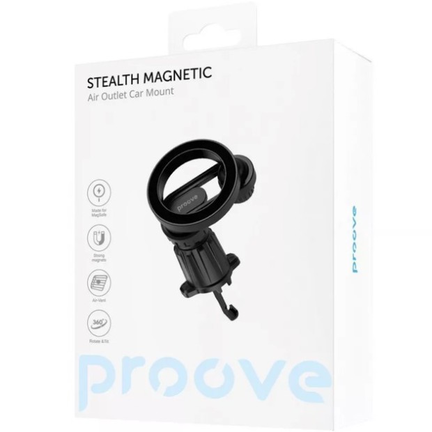 Автодержатель Proove Stealth Magnetic (Чёрный) CHST00000001