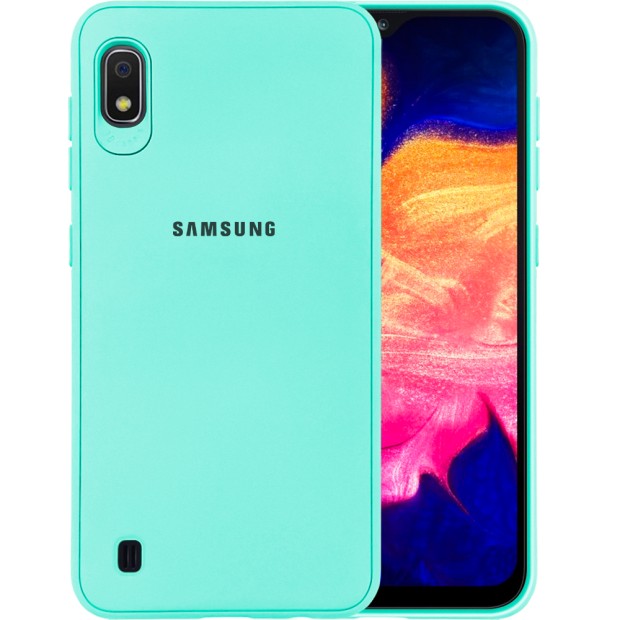 Силиконовый чехол Junket Case Samsung Galaxy A10 (2019) (Бирюзовый)
