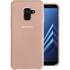 Силикон Original Case HQ Samsung Galaxy A8 (2018) A530 (Пудровый)