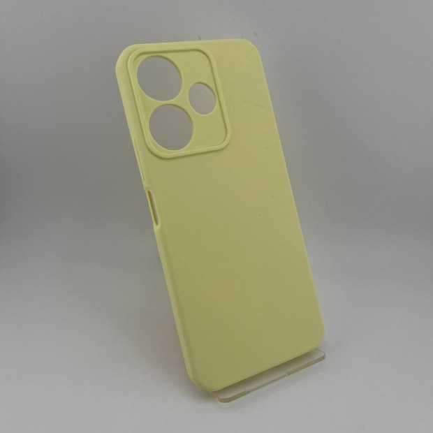 Силикон Original ShutCam Xiaomi Redmi 13 4G / Poco M6 4G (Бледно-жёлтый)