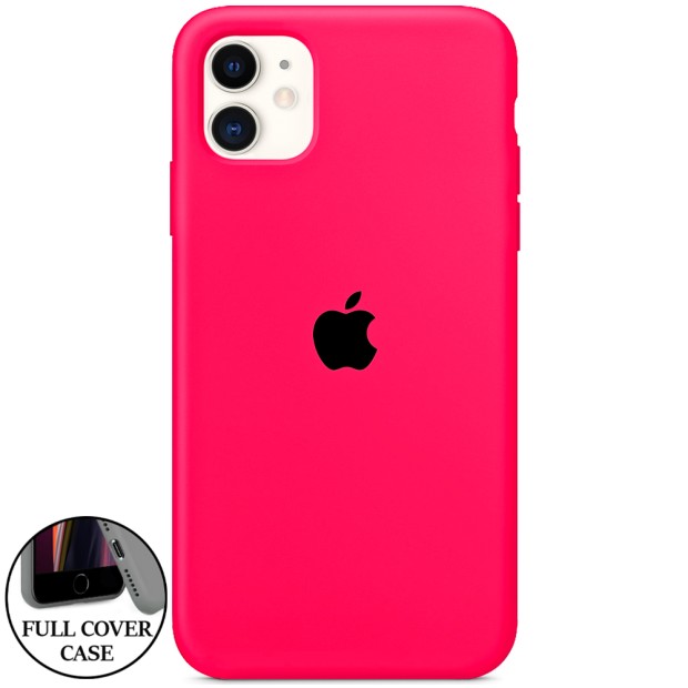 Силикон Original Round Case Apple iPhone 11 (31) Barbie Pink