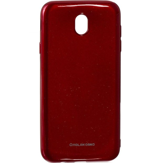 Силиконовый чехол Molan Shining Samsung Galaxy J7 (2017) J730 (Красный)