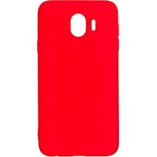 Силиконовый чехол iNavi Color Samsung Galaxy J4 (2018) J400 (красный)