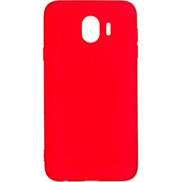 Чехол Силикон iNavi Color для Samsung Galaxy J4 (2018) J400 (красный)