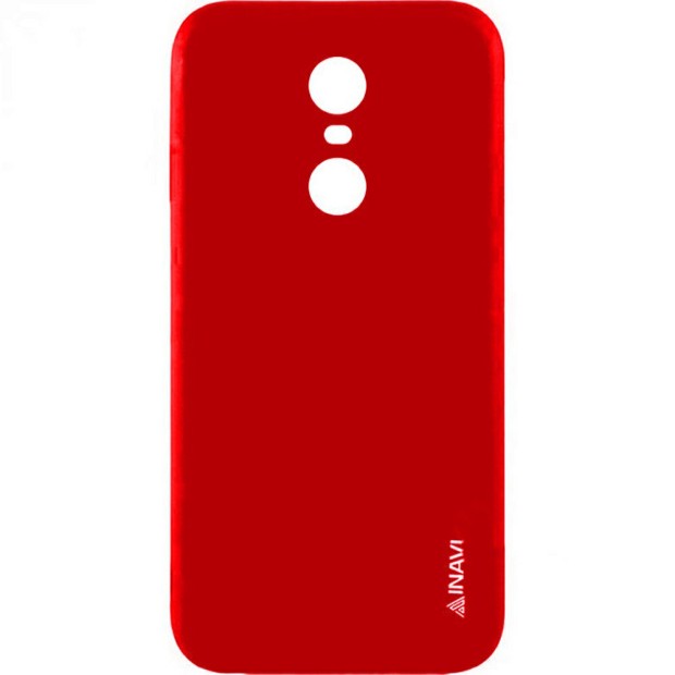 Силиконовый чехол iNavi Color Xiaomi Redmi 4 (Красный)