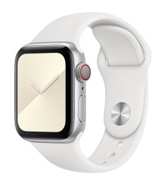 Ремешок Apple Watch Silicone 42 / 44mm (06) White