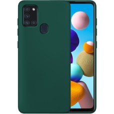 Силикон Original 360 Case Samsung Galaxy A21S (2020) A217 (Тёмно-зелёный)