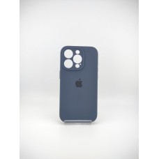 Силикон Original RoundCam Case Apple iPhone 14 Pro (09) Midnight Blue