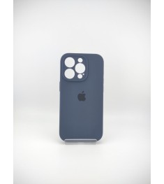 Силикон Original RoundCam Case Apple iPhone 14 Pro (09) Midnight Blue