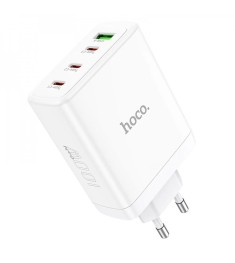 СЗУ-адаптер Hoco N31 Leader PD100W 3Type-C / 1USB (Белый)