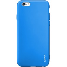 Силиконовый чехол iNavi Color Apple iPhone 6 / 6s (голубой)