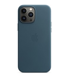 Чехол Leather Case for Apple Iphone 13 Pro Max (Indigo Blue)