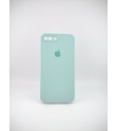 Силикон Original Square RoundCam Case Apple iPhone 7 Plus / 8 Plus (21) Turqouis..