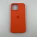 Чехол Silicone Case with MagSafe Apple iPhone 13 Pro Max (Nectarine)