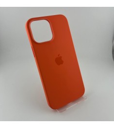 Чехол Silicone Case with MagSafe Apple iPhone 13 Pro Max (Nectarine)