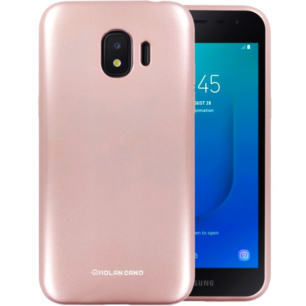 Силикон Molan Shining Samsung Galaxy J2 (2018) J250 (Розовый)