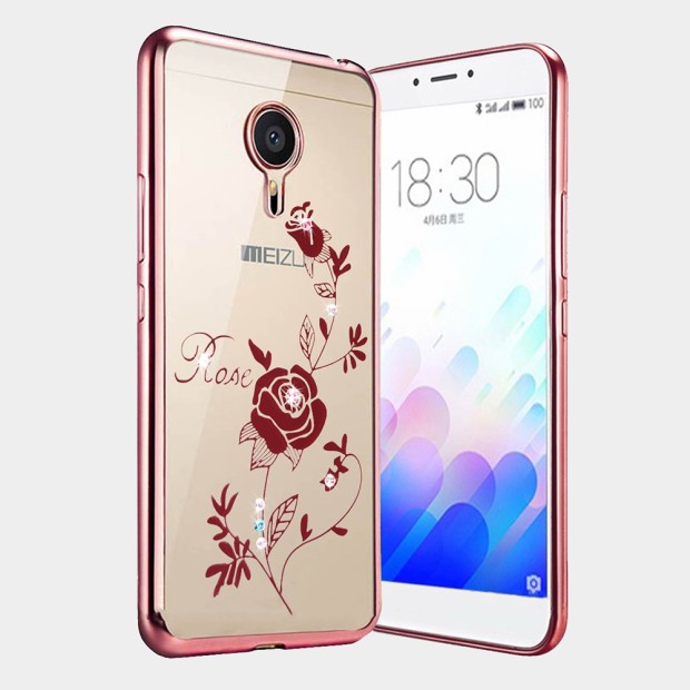 Силиконовый чехол Beckberg Breathe Seria Meizu M3 Note (Rose)