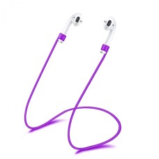 Силиконовый шнурок Magnetic для Apple Airpods (Фиолетовый)