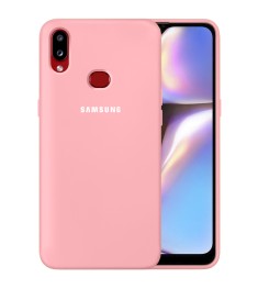 Силикон Original 360 Case Logo Samsung Galaxy A10s (2019) (Розовый)
