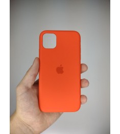 Силикон Original Round Case Apple iPhone 11 (18) Orange